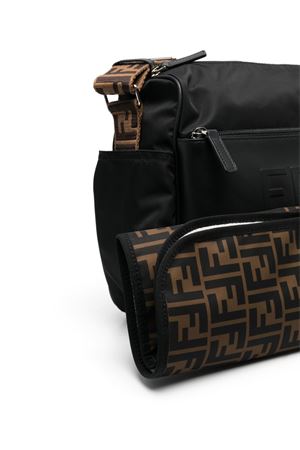 borsa in nylon nero FENDI KIDS | 7VB014AI9UF05U0